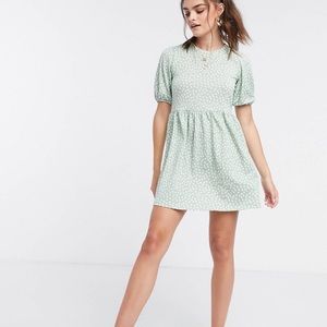 2 for $15 NWOT green polka dot dress Medium ASOS